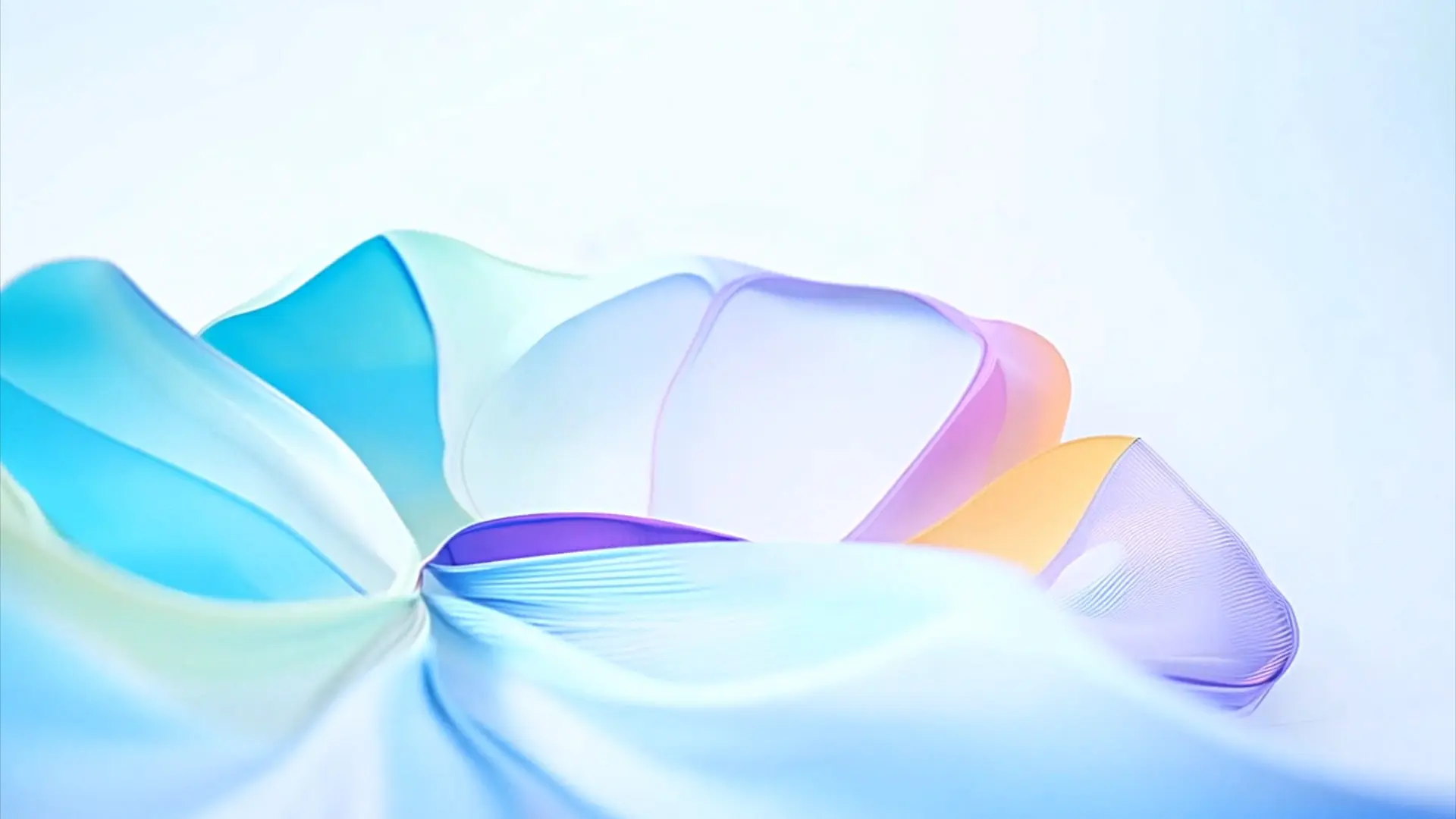 Colorful Fabric Bloom Seamless Background for Title Animation